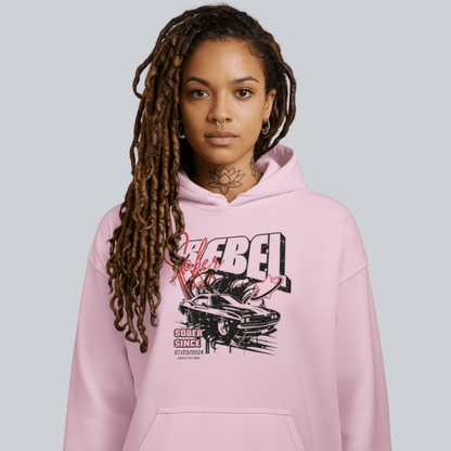 Sober Rebel Custom Sobriety Date Recovery Hoodie product photo (view 10)