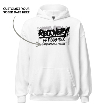 Recovery hoodie representing strength and recovery journey