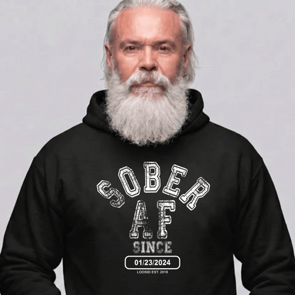 Recovery Hoodie | Men's Sober AF Collegiate