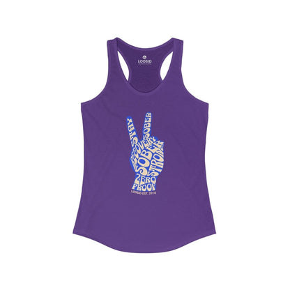 Peace & Sober Women's Racerback Tank