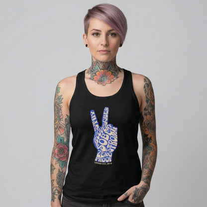 Peace & Sober Sober Tank Top back view (view 7)