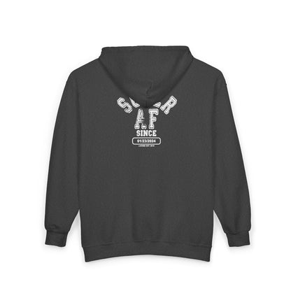 Recovery Zip Hoodie | Men's Sober AF Front & Back Print