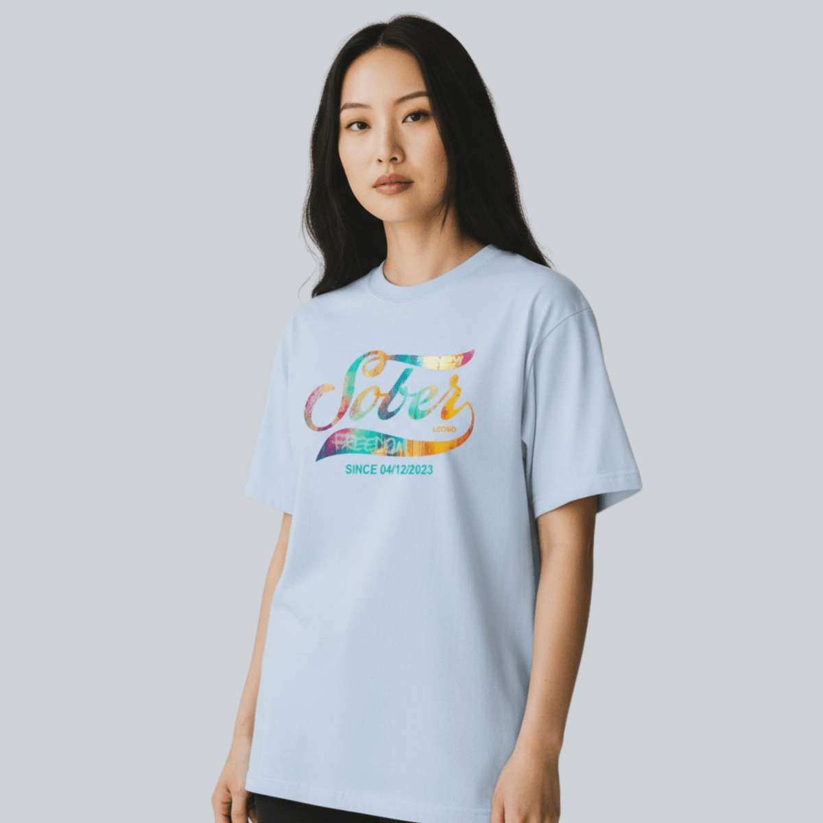 recovery milestone sober t shirt image