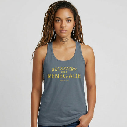 Recovery Renegade Sober Tank Top back view (view 7)