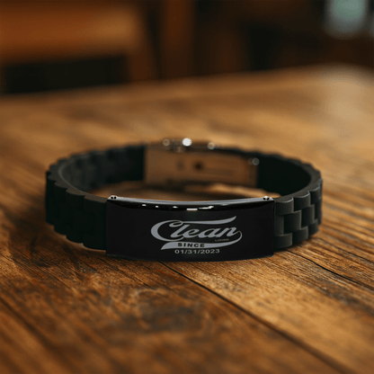 Clean and Sober Jewelry On table