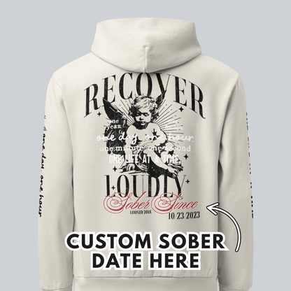 premium sober hoodie fleece style