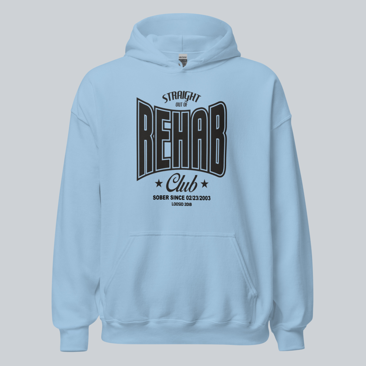 Recovery Hoodie | Women's Rehab Hoodie with Personalized Date