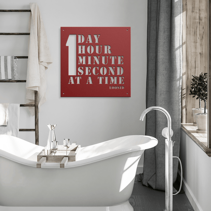 High-quality Sobriety Art made from powder-coated steel