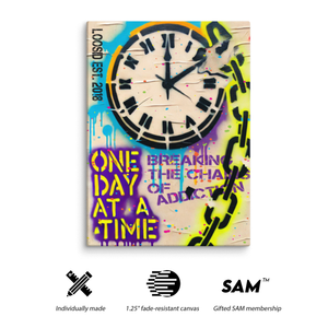 One Day at a Time Canvas Art