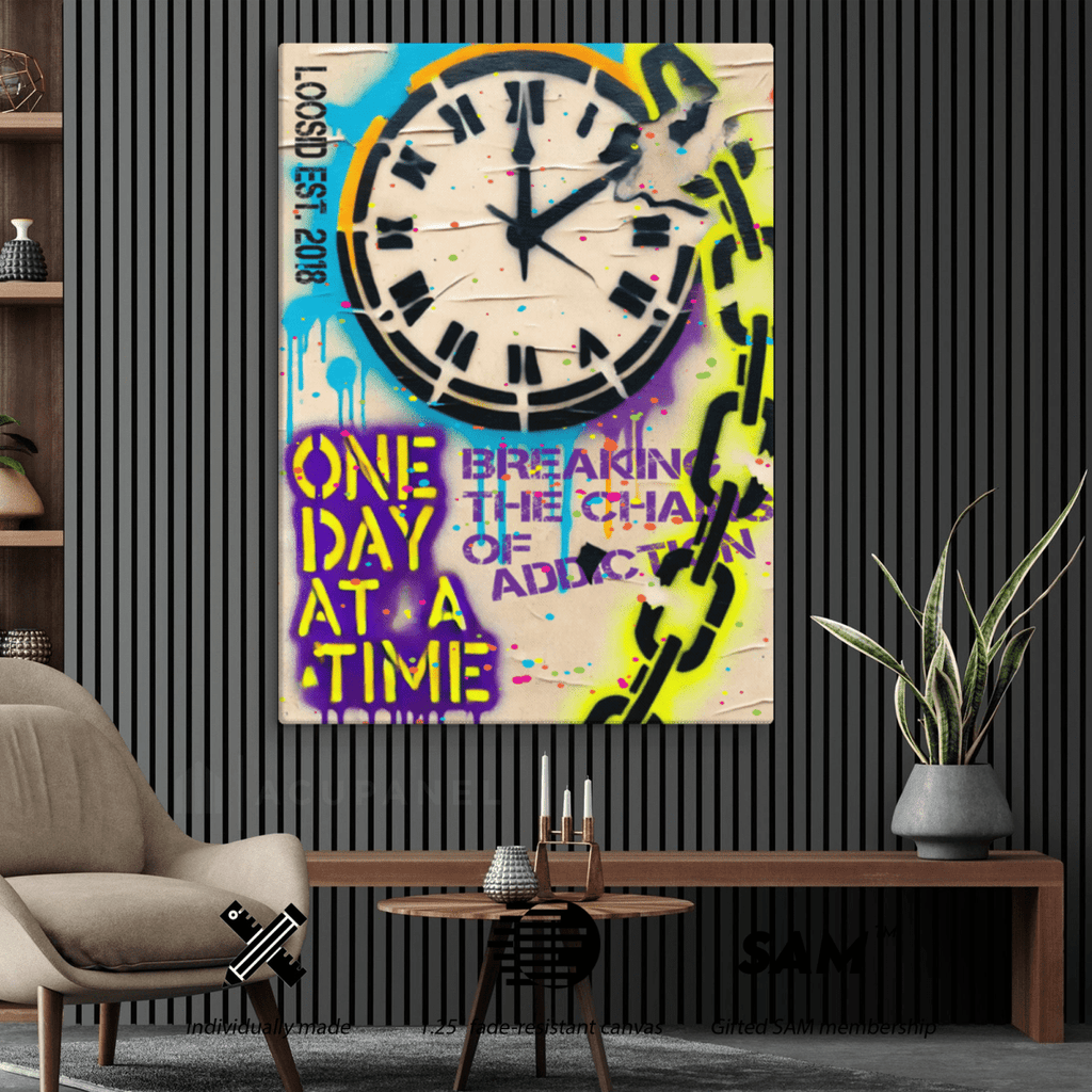 One Day at a Time wall art