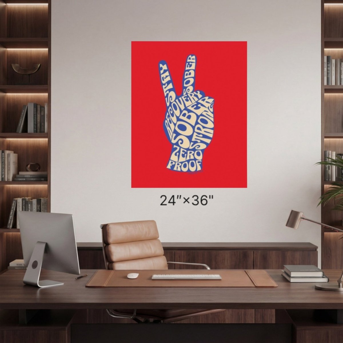 Peace and Sober Poster