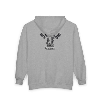 Recovery Zip Hoodie | Men's Sober AF Front & Back Print