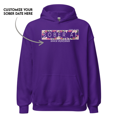 Recovery hoodie designed to honor personal growth
