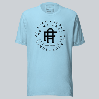 Living My Best Life Sober T Shirt product photo (view 10)