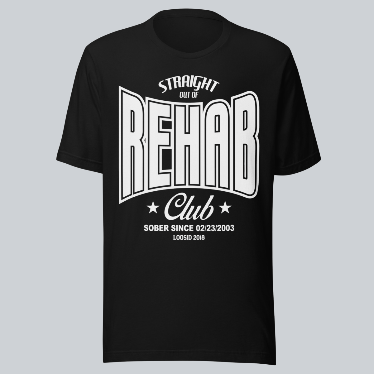 Recovery T-shirt | Women's Rehab T-shirt with Personalized Date