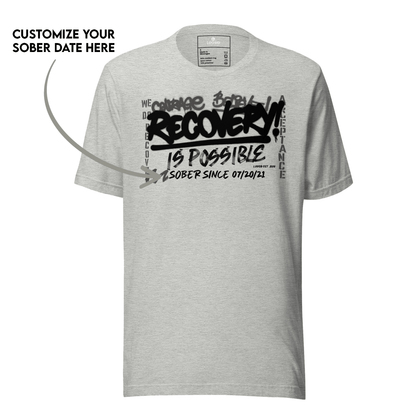sober t shirt unique piece for sobriety milestones