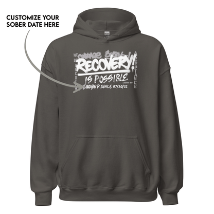 Supportive recovery hoodie for those in recovery
