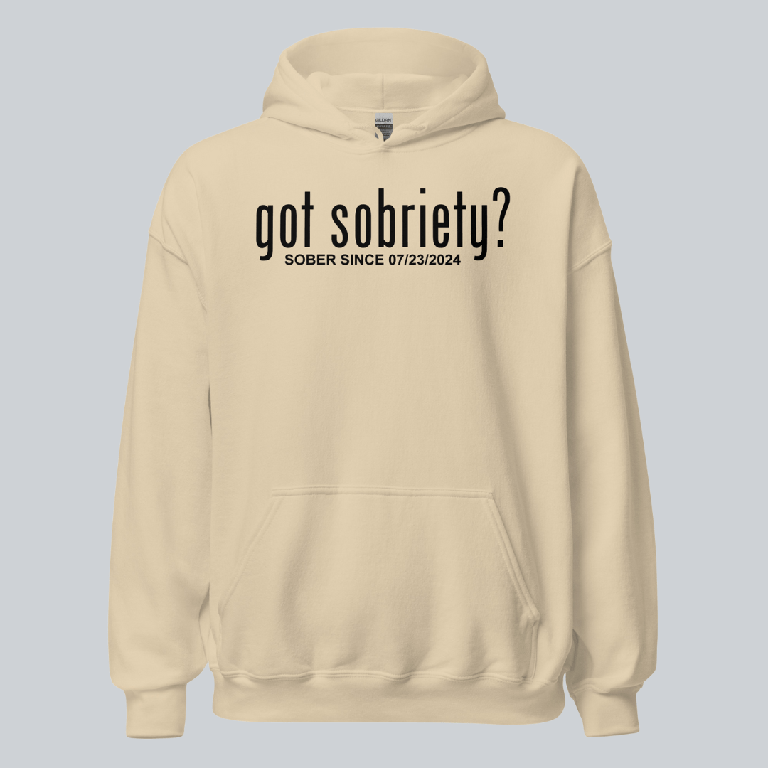 Recovery Hoodie | Women’s Got Sobriety Hoodie with Custom Date