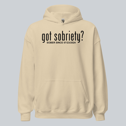 Recovery Hoodie | Women’s Got Sobriety Hoodie with Custom Date