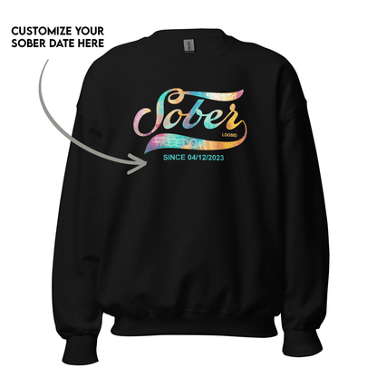 Women’s Recovery Sweatshirt w/ Personalized Sobriety Date