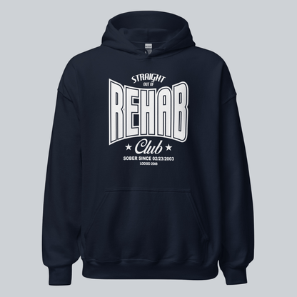 Recovery Hoodie | Men's Rehab Hoodie with Personalized Date