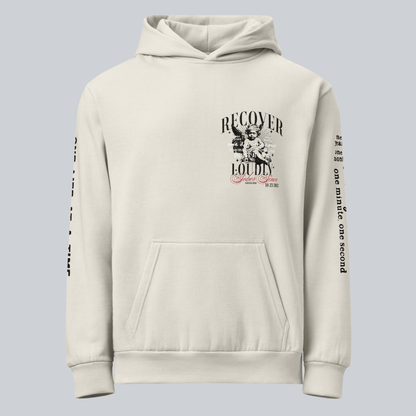lifestyle sober hoodie product photo