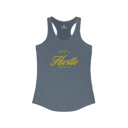 Sobriety is My Hustle Women's Racerback Tank