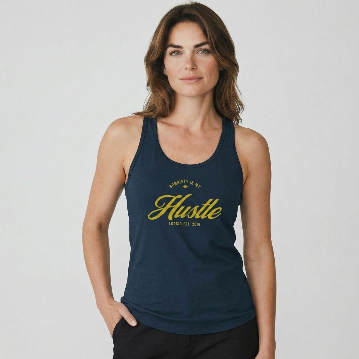 Sobriety is My Hustle Sober Tank Top product photo (view 10)
