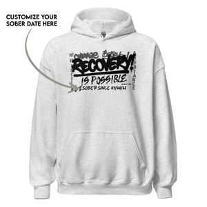 Personalized Sober Hoodie as a meaningful recovery gift