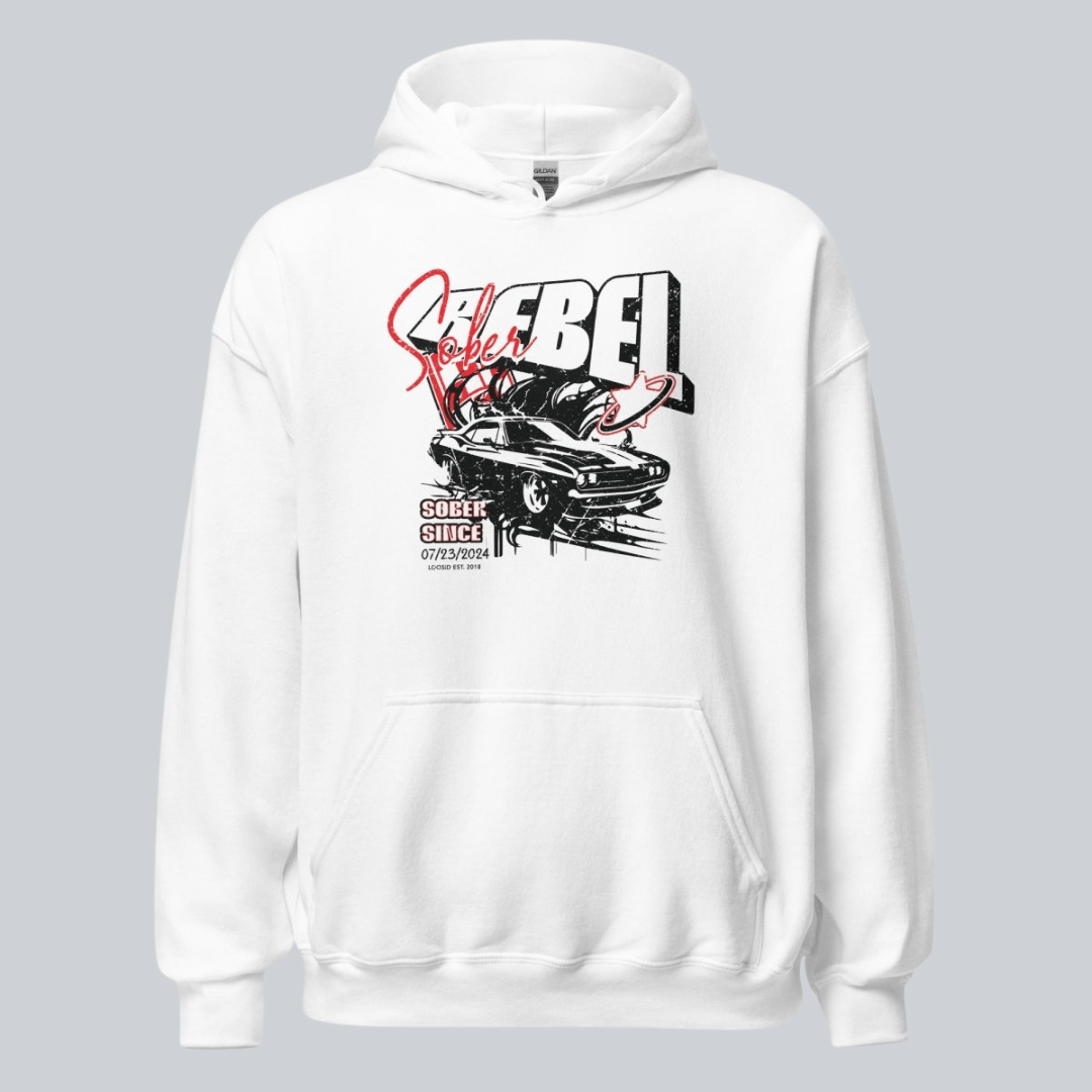 Recovery Hoodie | Sober Rebel Custom Sobriety Date