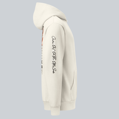 Cream Phoenix Reborn Recovery Hoodie ULTRA Premium Garment Dyed | Sober Hoodie Limited Edition