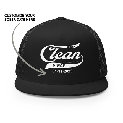 Structured sober hat made from soft cotton and polyester blend