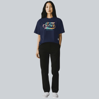 simple sober t shirt recovery clothing