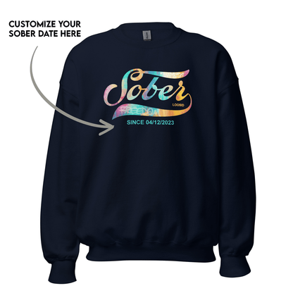 Women’s Recovery Sweatshirt w/ Personalized Sobriety Date