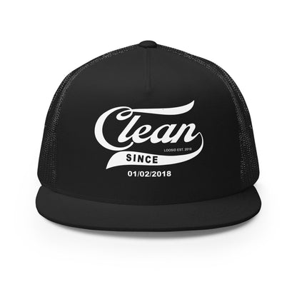 Clean Since Sober Hat flat lay styled image (view 3)