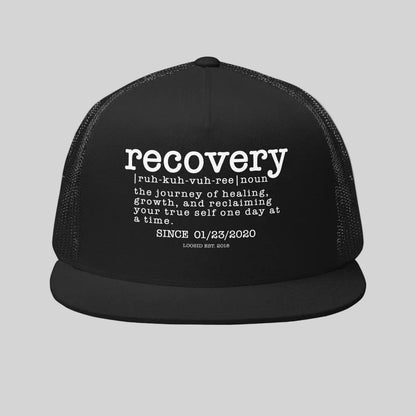 Recovery Definition Sober Hat close-up view (view 2)