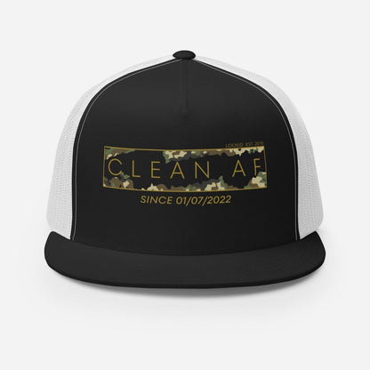 Clean Hat | Camo Clean AF Trucker