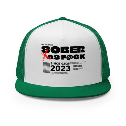 Personalized sober hat that marks strength and resilience