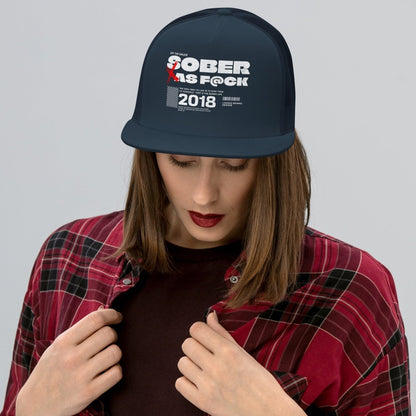 Sober As F@ck Trucker Cap