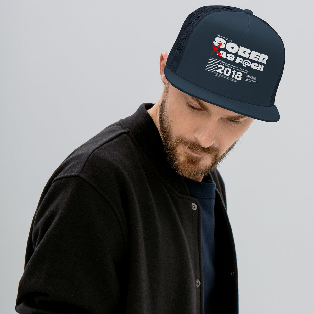 Sober As F@ck Trucker Cap