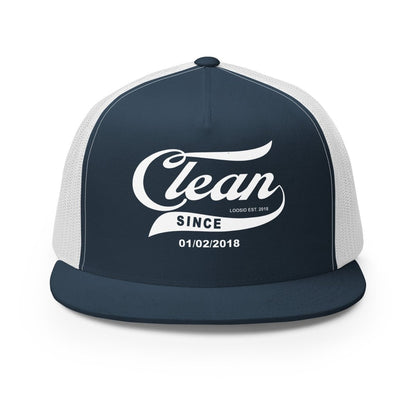 Clean Since Sober Hat side view (view 6)