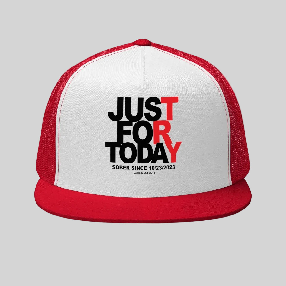 Just For Today Sober Hat close-up view (view 12)