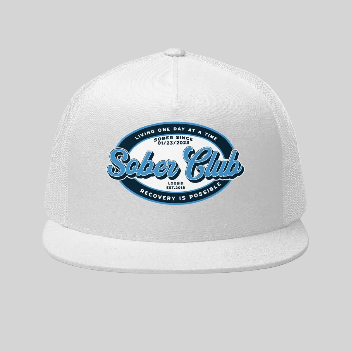 Sober Club Sober Hat close-up view (view 2)