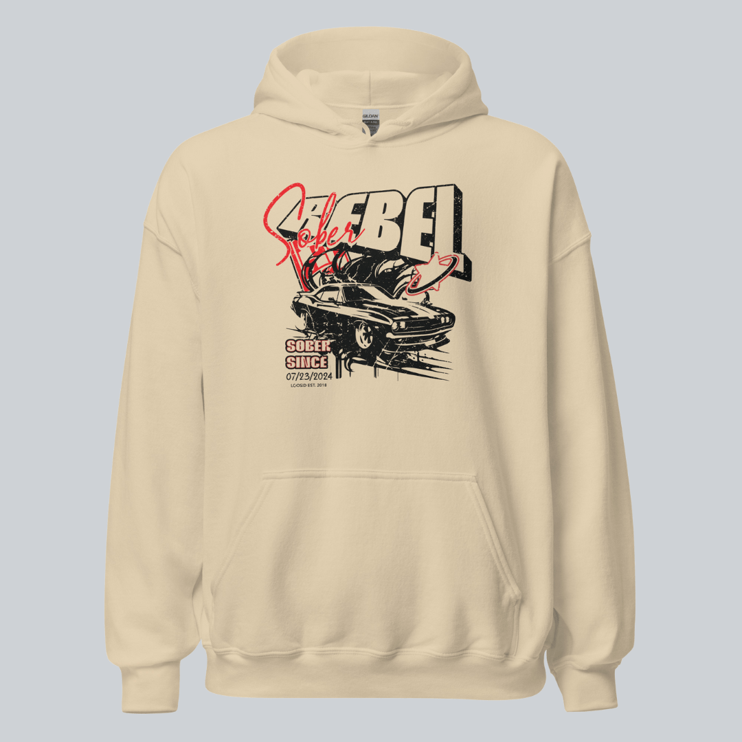 Recovery Hoodie | Sober Rebel Custom Sobriety Date