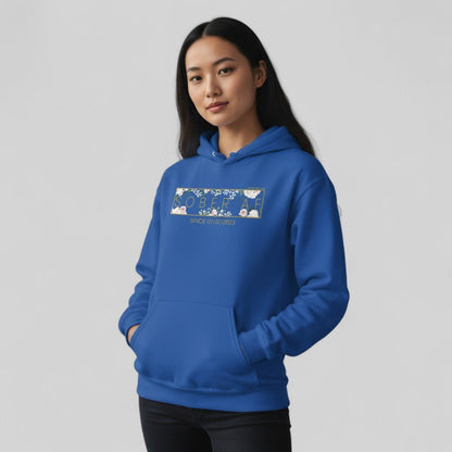 Recovery Hoodie | Women's Sober AF Flower Hoodie with Custom Date