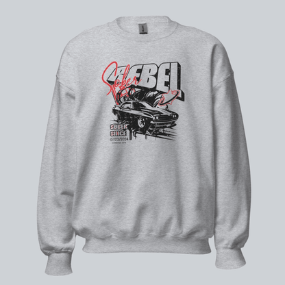 Sober Rebel Sobriety Sweatshirt | Custom Recovery Date