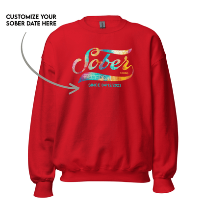 Women’s Recovery Sweatshirt w/ Personalized Sobriety Date