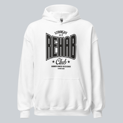 Recovery Hoodie | Men's Rehab Hoodie with Personalized Date