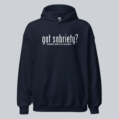 Recovery Hoodie | Women’s Got Sobriety Hoodie with Custom Date