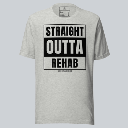 Straight Outta Rehab Sober T Shirt lifestyle view (view 15)